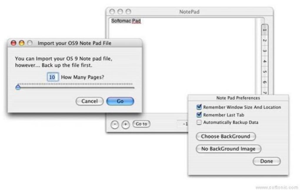 what is notepad for mac
